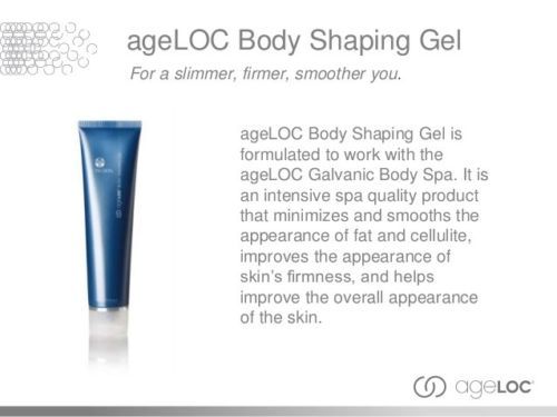 ageLOC® Body Shaping Gel - NuBodyRx